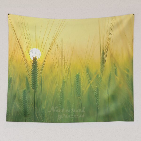 Item preview, Green barley field - natural beauty designed and sold by Ovrostore.