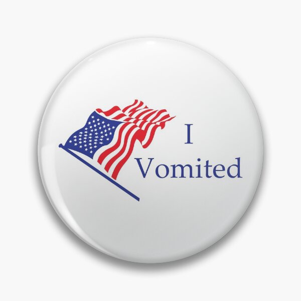 Item preview, I Vomited Sticker designed and sold by elementw.