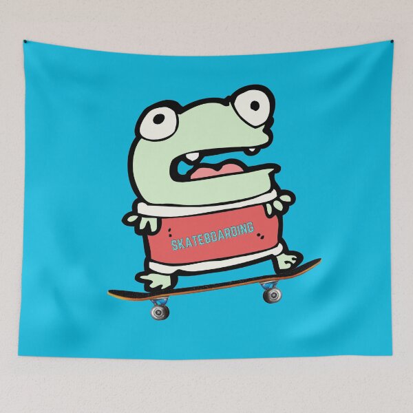 Item preview, Skateboarding Frog  designed and sold by Marvelpic.