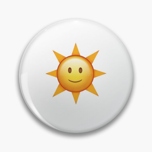 Item preview, smiley face sun emoji designed and sold by MemoriesOfMagic.