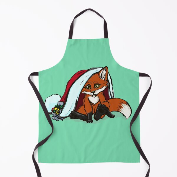 Item preview, christmas fox designed and sold by FoxBanditArt.