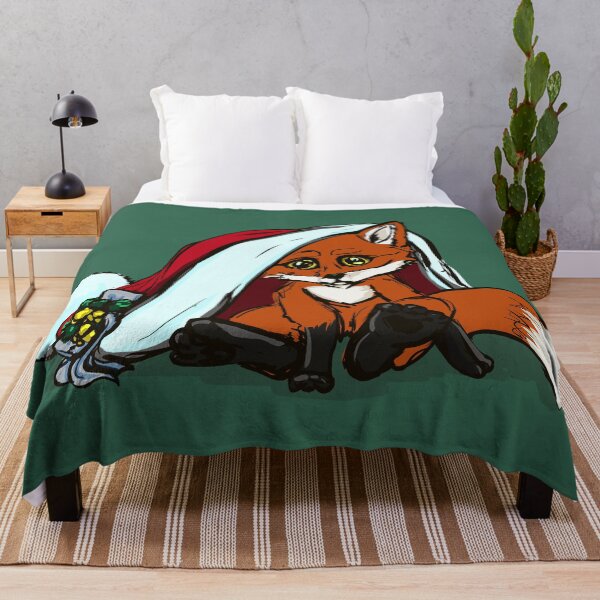 Item preview, christmas fox designed and sold by FoxBanditArt.
