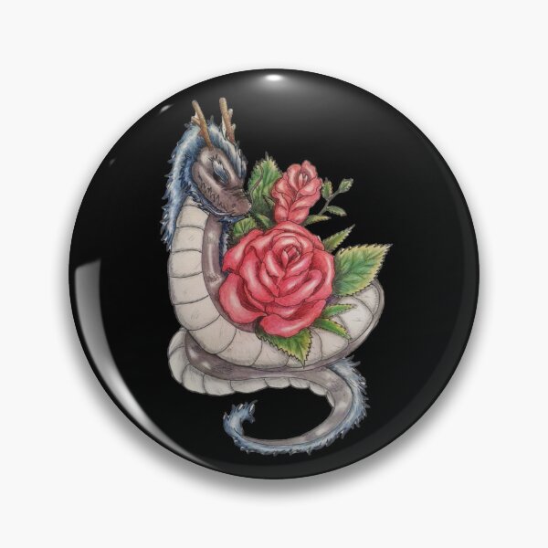 Item preview, Dragon and rose designed and sold by SantosPollos.