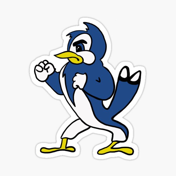 Blue Jay Cartoon Sticker for Sale by nina-aagaard