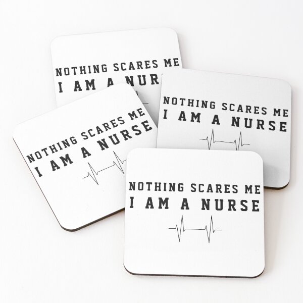 Item preview, Nothing Scares Me I Am A Nurse designed and sold by TINASTORESHOPE.