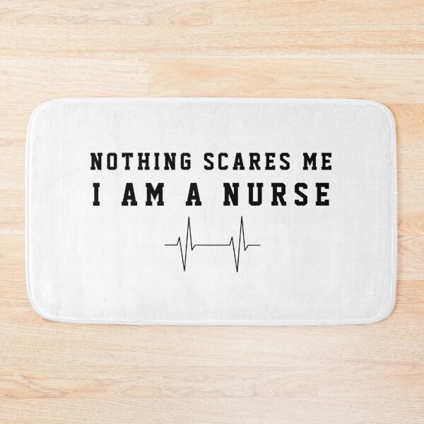 Item preview, Nothing Scares Me I Am A Nurse designed and sold by TINASTORESHOPE.
