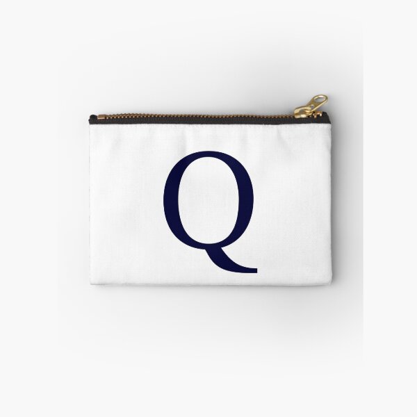 Item preview, Navy Blue On White Basic Monogram Q designed and sold by rewstudio.