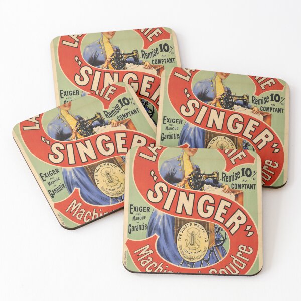 Item preview, retro la compagnie singer machine a coudre designed and sold by CorasPosters.