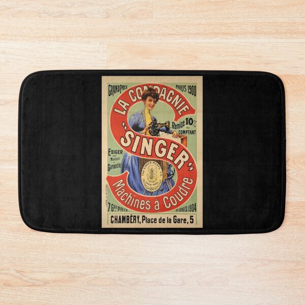 Item preview, retro la compagnie singer machine a coudre designed and sold by CorasPosters.