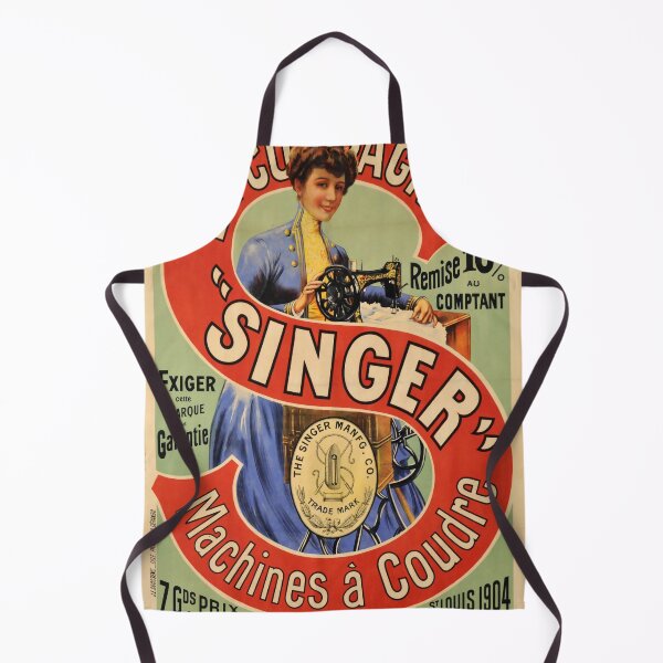 Item preview, retro la compagnie singer machine a coudre designed and sold by CorasPosters.