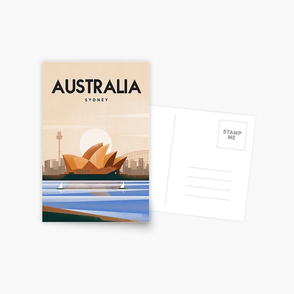 Item preview, Australia Sydney Travel poster designed and sold by Arctic frame studio.