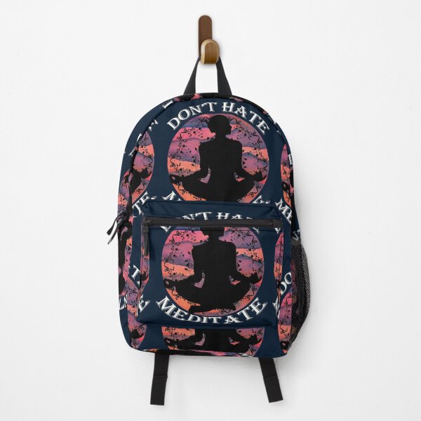 Item preview, Don't Hate, Meditate- Yoga zen designed and sold by EvaWolf.