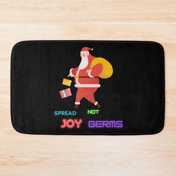 Item preview, SPREAD JOY NOT GERMS CHRISTMAS TIME SANTA CLAUS designed and sold by OneTimeEngineer.