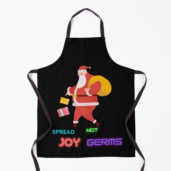 Item preview, SPREAD JOY NOT GERMS CHRISTMAS TIME SANTA CLAUS designed and sold by OneTimeEngineer.