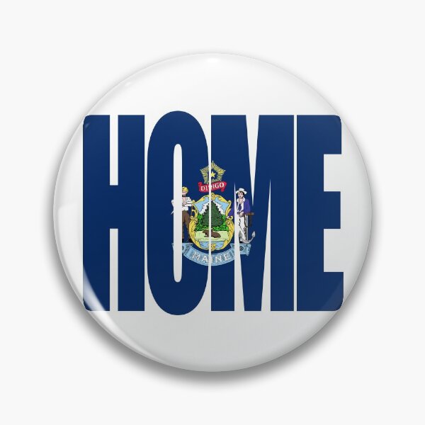 Item preview, Maine Home - State Flag designed and sold by DonDota.
