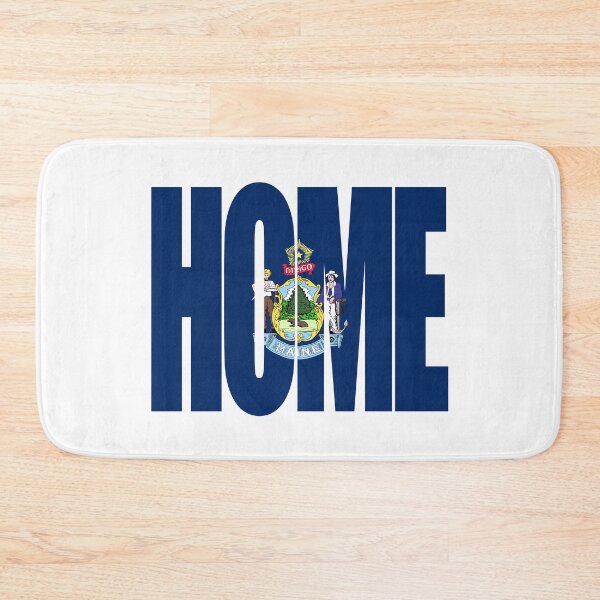 Item preview, Maine Home - State Flag designed and sold by DonDota.