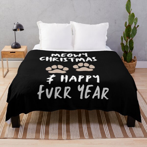 Item preview, Meowy Christmas And Happy Furr Year designed and sold by WarmlyGreetings.