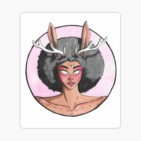 Item preview, Jackelope Girl designed and sold by TheInkAlchemyst.