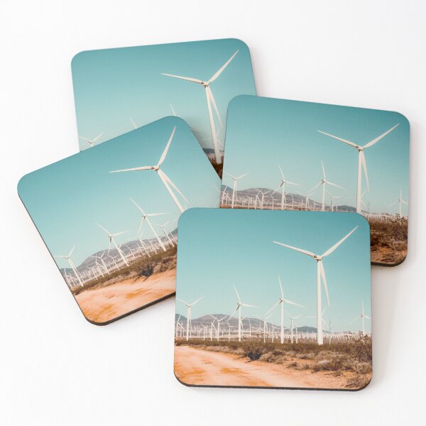 Item preview, Wind turbine farm in the desert at Kern County California USA designed and sold by Mrvell.