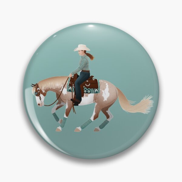 Item preview, Red Roan Paint Reining Spin - Equine Rampaige designed and sold by equinerampaige.