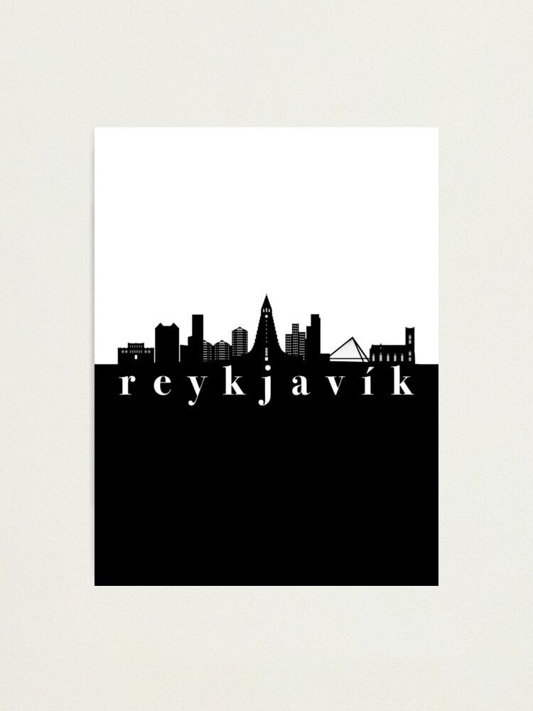 minimalist barcelona skyline black and white color block  Poster for Sale  by neopop