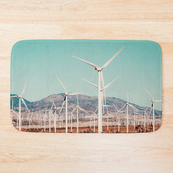 Item preview, Wind turbine in the desert at Kern County California USA designed and sold by Mrvell.