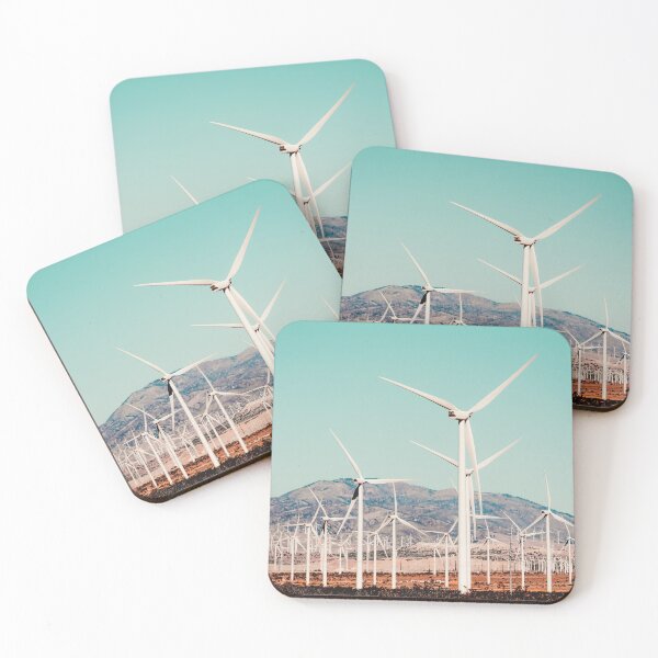 Item preview, Wind turbine in the desert at Kern County California USA designed and sold by Mrvell.