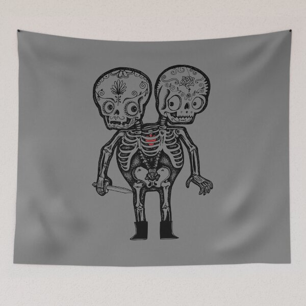 Item preview, Calavera Twins designed and sold by wottoart.