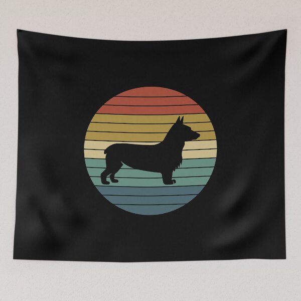 Item preview, retro vintage corgi, corgi lover, corgi lover gift, corgi rescue designed and sold by T-DESIGNEDZ.