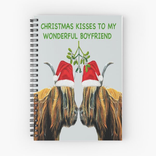 Item preview, Christmas Kisses to my wonderful boyfriend  designed and sold by IslesArt.