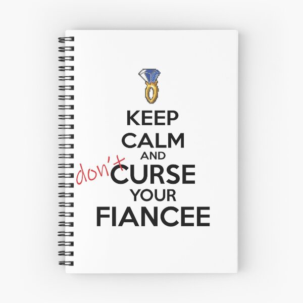 Item preview, KEEP CALM AND DON'T CURSE YOUR FIANCEE designed and sold by scummbar.