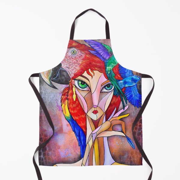 Item preview, Woman Colorful Abstract Painting - Cubism Style designed and sold by DopeTops.