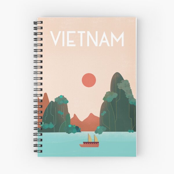 Item preview, vietnam travel poster  designed and sold by Arctic frame studio.