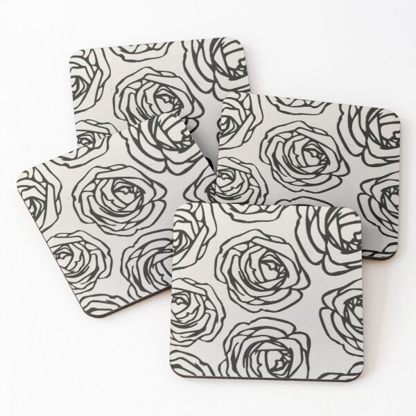 Item preview, Black and white roses, Black and white mask, Black and white socks  designed and sold by PicsByMi.