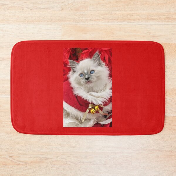 Item preview, Ragdoll kitten Santa baby designed and sold by Fluffycat2020.