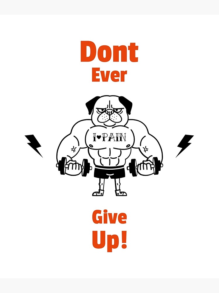 dont-give-up-poster-for-sale-by-luhsam-redbubble