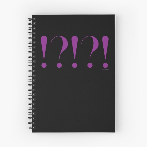 Item preview, !?!?! punctuation exclamation question in purple designed and sold by angeldarkling.