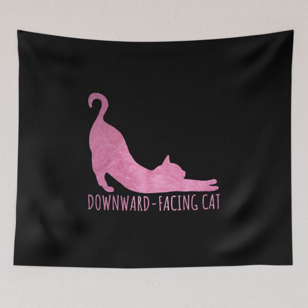 Item preview, Downward Facing Cat Pink Fur designed and sold by ProjecTees.