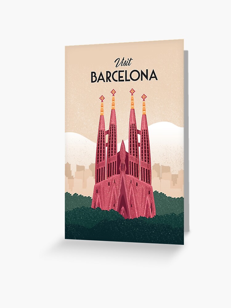 Carte Postale Sagrada Família – Barcelone – Espagne – Voyagée