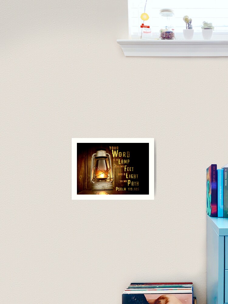 Your Word is A Lamp For My Feet {Small Wall Tapestry} Your Word is A Lamp For My Feet {Small Wall Tapestry}