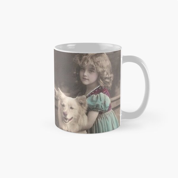 Item preview, Vintage dog cute photo girl Dogs retro pet  designed and sold by Coolstuff4you71.