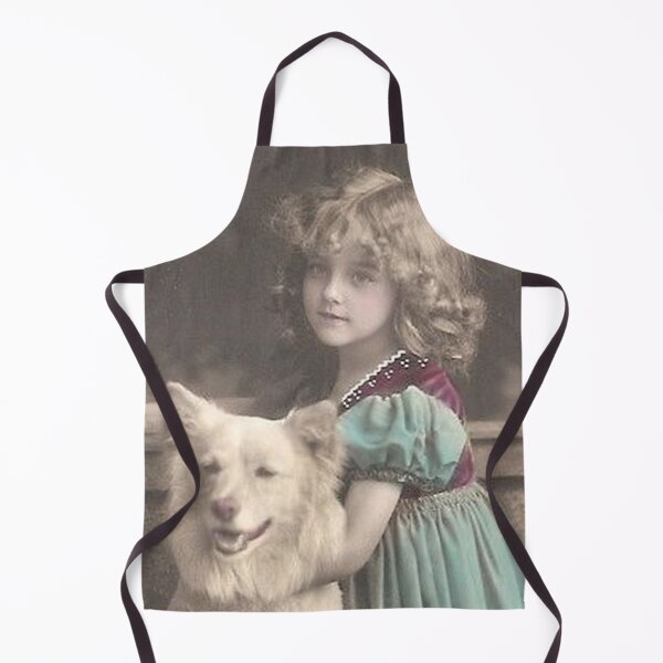 Item preview, Vintage dog cute photo girl Dogs retro pet designed and sold by Coolstuff4you71.