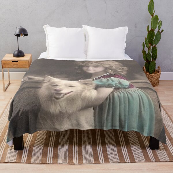 Item preview, Vintage dog cute photo girl Dogs retro pet  designed and sold by Coolstuff4you71.