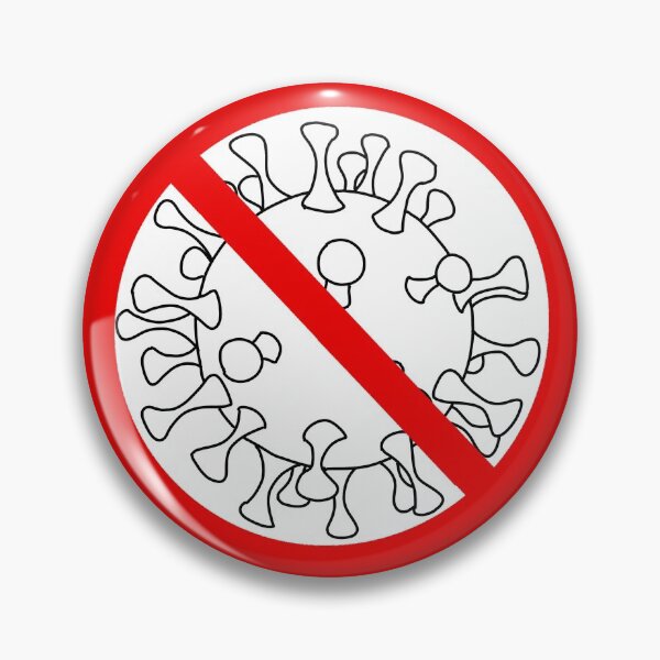 Item preview, No Virus in Black and White  designed and sold by LovenLaughter.