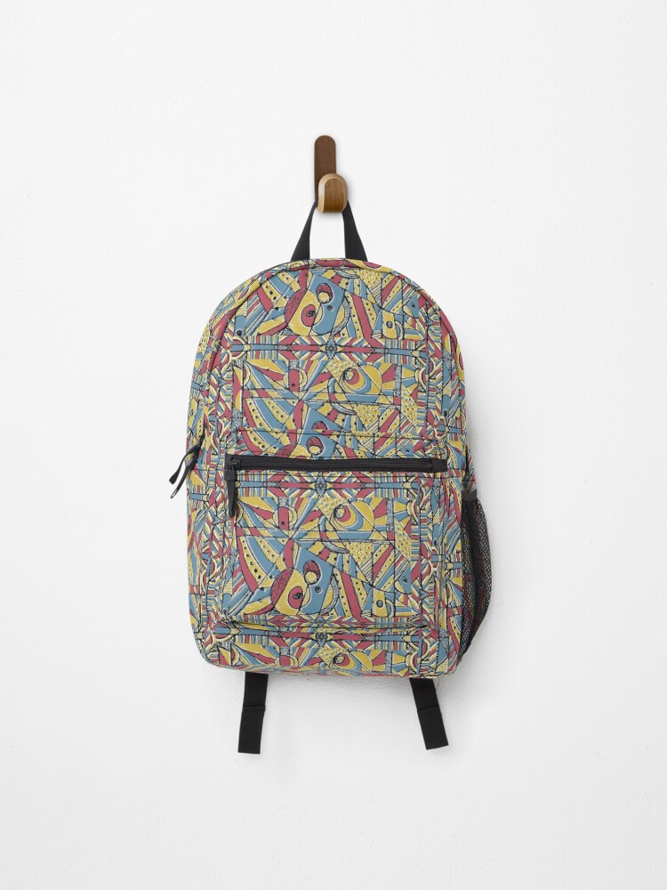 Thumbnail 1 of 3, Backpack, Multicolor Abstract designed and sold by DFLCreative.