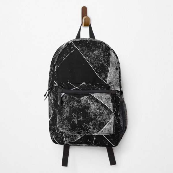Item preview, Dark Geometric Grunge Pattern Print designed and sold by DFLC Prints.