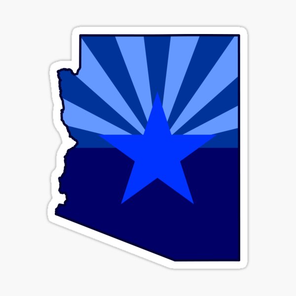 Blue Arizona Sticker