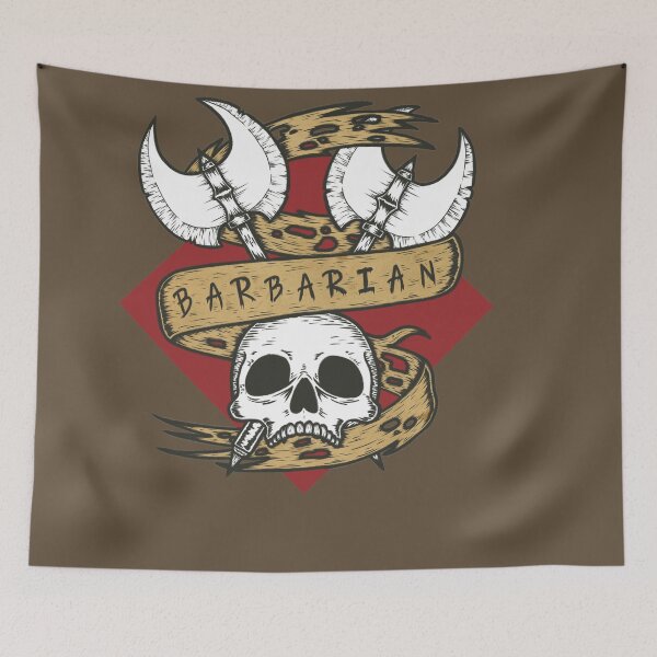 Item preview, Barbarian - class emblem designed and sold by Mindabble.