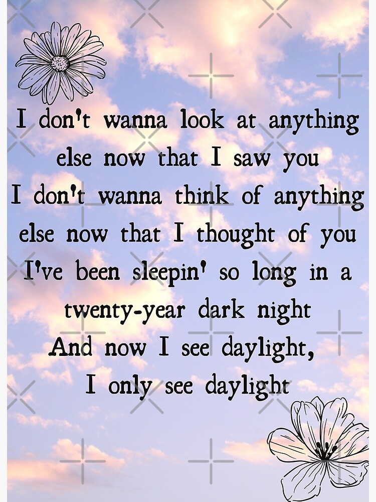 Taylor Swift – Daylight Lyrics