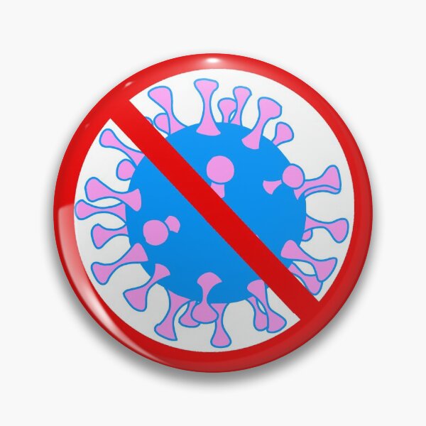Item preview, No Virus in Pink and Blue  designed and sold by LovenLaughter.